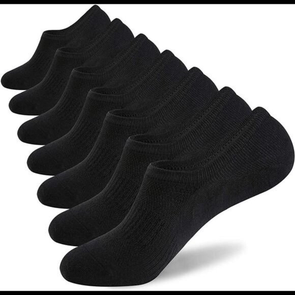 7 Pair Men's No Show Socks Cotton Thin Non Slip Low Cut Men Invisible Sock - Picture 6 of 6